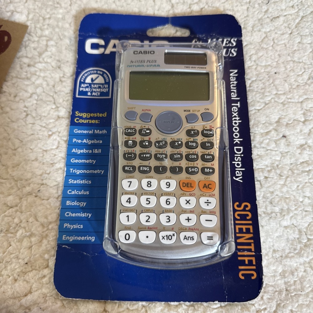 Casio FX-115ES Scientific Calculator NEW in package